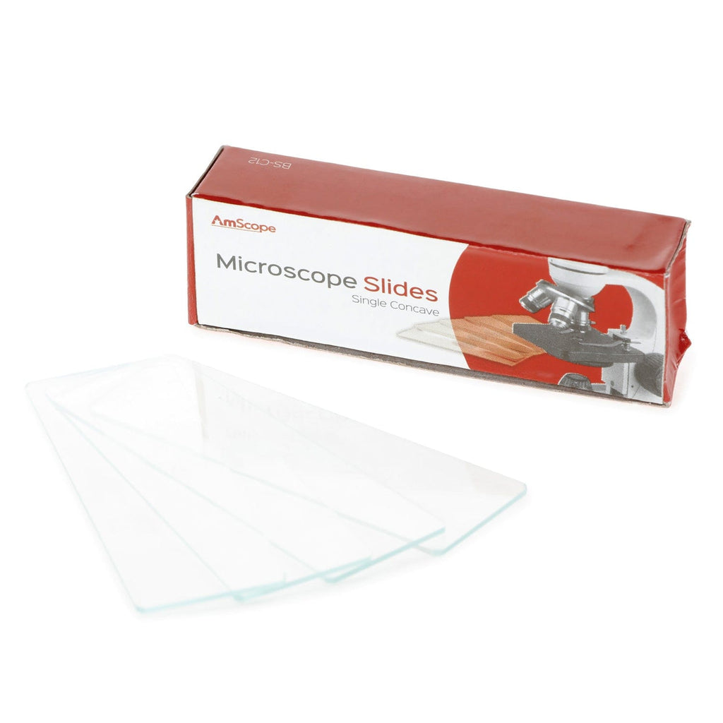 thumbnail image 2 of AmScope 72-Pack Positive Charge Clear Glass Microscope Slides – 1x3 Inches (25x75mm) – BS-POS72P 2 of 4