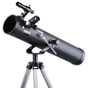 IQCREW By AmScope 35X-350X Magnification 76mm Reflector Telescope