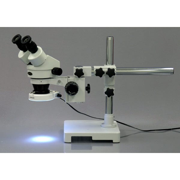 3.5X-90X Binocular Stereo Zoom Microscope w/80 LED Compact Ring