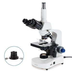 LED Trinocular Darkfield Microscope w/Optional Digital Camera