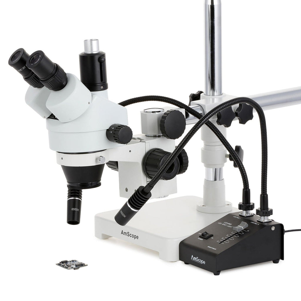 AmScope Powerful 6 Watt LED Dual Gooseneck Illuminator – AmScope UK