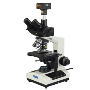 OMAX 40X-2500X 5MP USB3 Darkfield Trinocular LED Lab Microscope for Live Blood