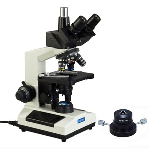 OMAX 40X-2500X Darkfield Trinocular Lab Biological Compound LED Microscope
