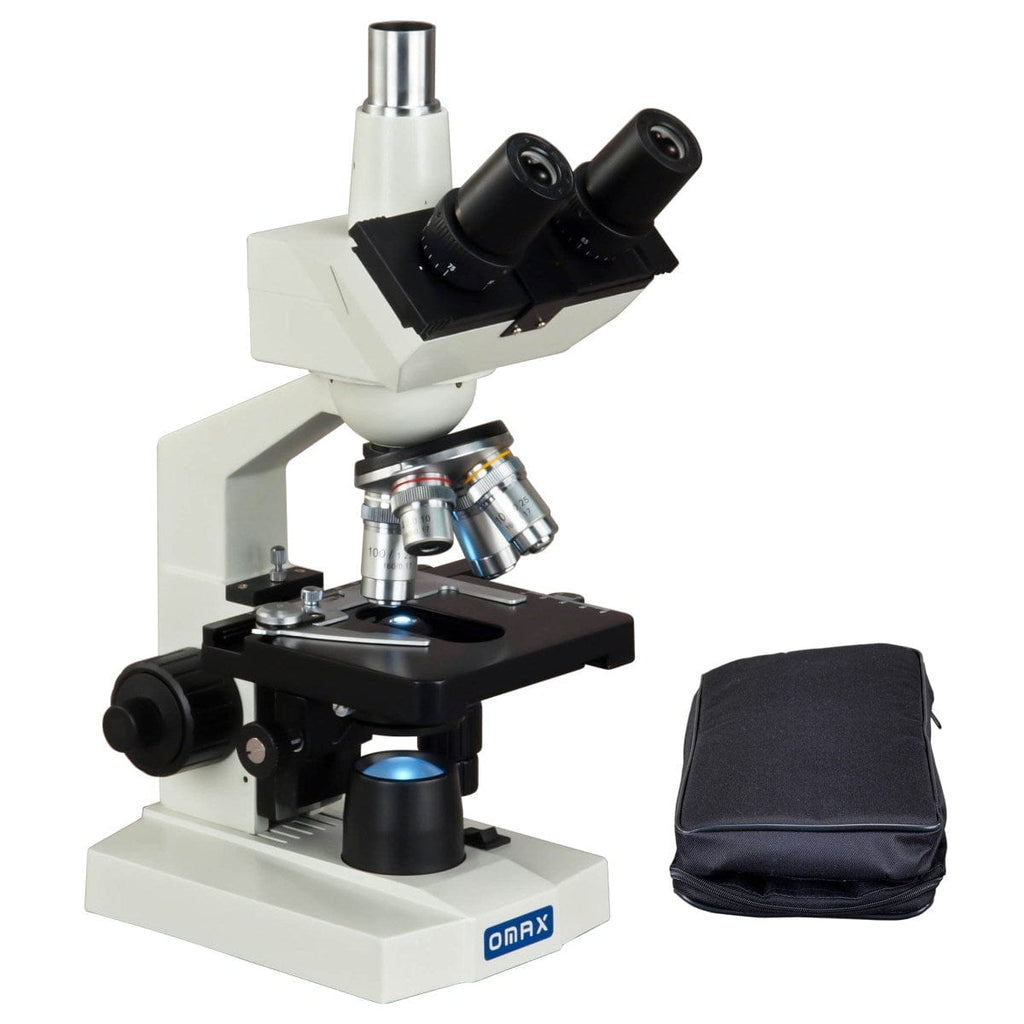 Oscope Same Microscope OMAX M83E Lab Biological Trinocular Compound LED Microscope 40X-2000X ...