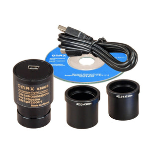 OMAX 640x480 USB Digital Microscope Camera Compatible with Windows and Mac OS X