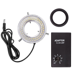 64-LED Microscope LED Ring Light with Adapter