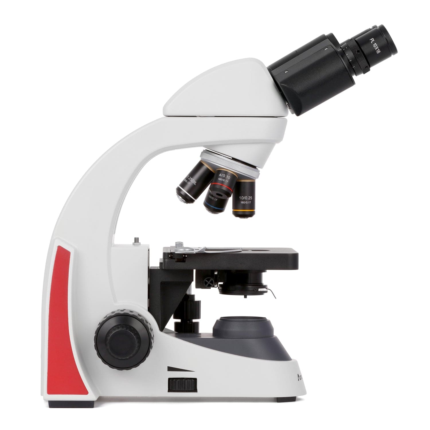 AmScope EduPro EDU550 Series Binocular Compound Microscope with 2-layer mechanical stage and 3W LED illumination