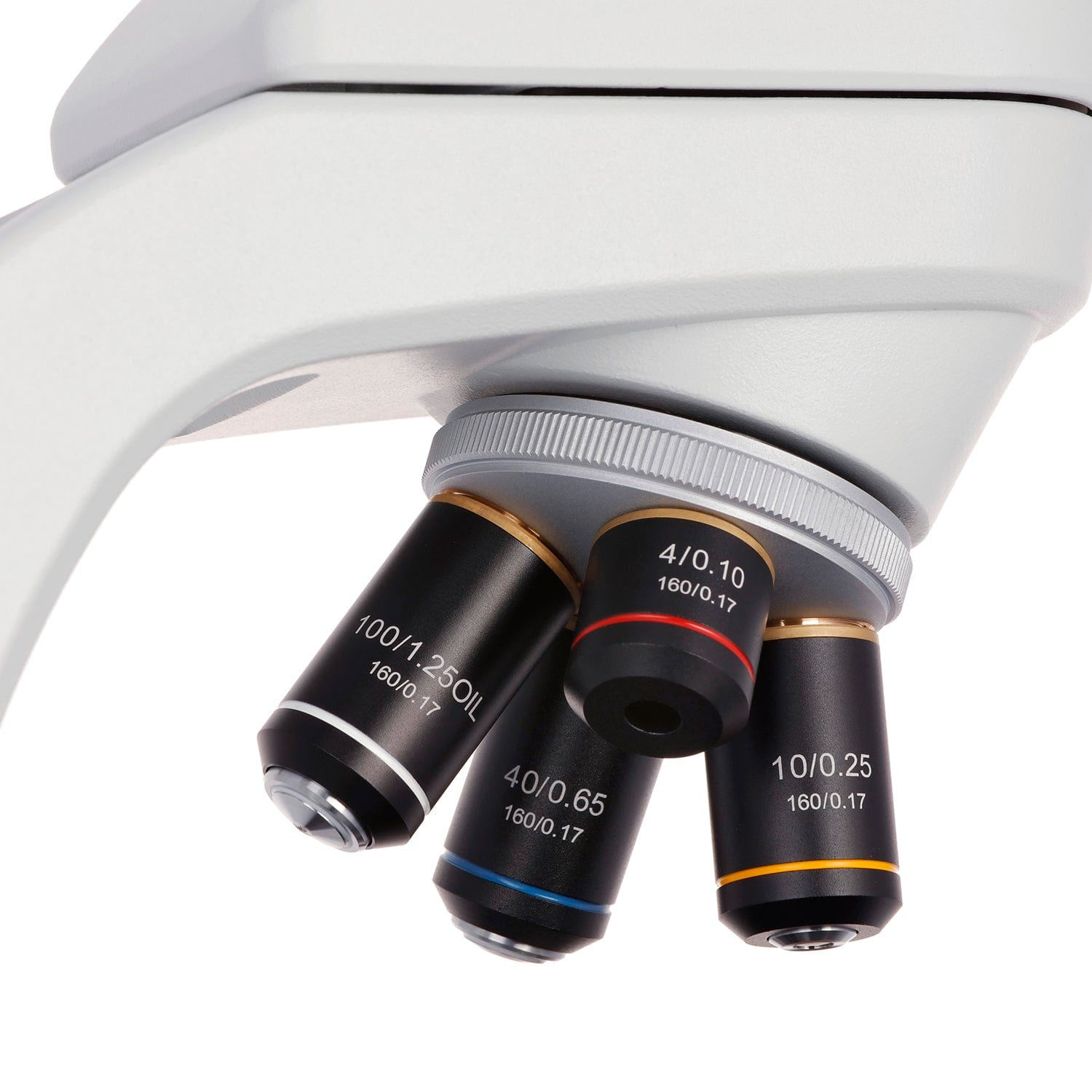 AmScope EduPro EDU550 Series Monocular Compound Microscope with 2-layer mechanical stage and 3W LED illumination