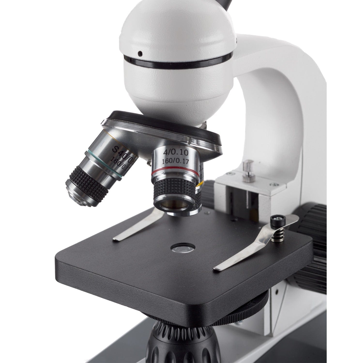 AmScope M150 Series Portable Student Monocular Compound Microscope 40X-1000X Magnification with LED and 1MP USB Eyepiece Camera