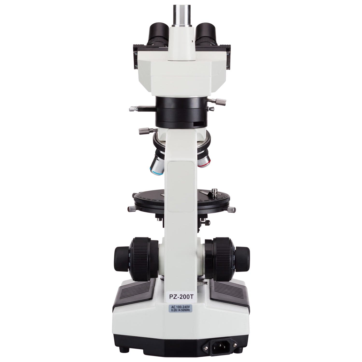 AmScope PZ200 Series Polarizing Trinocular Compound Microscope 40X-400X Magnification