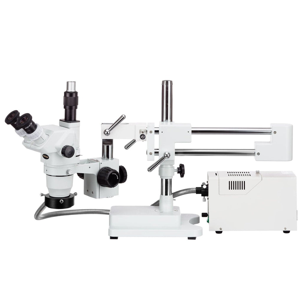 AmScope ZM-4 Series Advanced Trinocular Stereo Microscope 2X-225X Magn ...