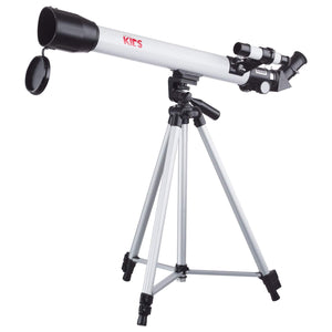 AmScope 30X-180X Magnification 600x50mm Focal Length Kid's Refractor Telescope