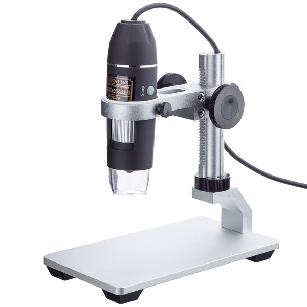 AmScope M200A-LED Cordless Monocular Compound Microscope, WF10x and WF16x Eyepieces, 40x-640x Magnification, LED Illumination, Brightfi 並行輸入品 : AmScope M200-LED Cordless Monocular Compound