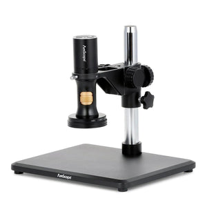 Amscope 0.35X-11.2X HDMI WiFi USB Digital Zoom Microscope 2MP on Table Stand