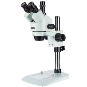 AmScope SM-1T Series Zoom Inspection Industrial Trinocular Stereo Microscope 7X-45X Magnification