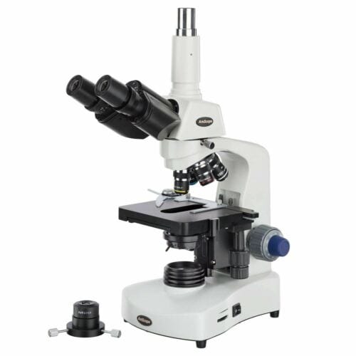 AmScope T340 Series LED Trinocular Darkfield Compound Microscope 40X-2000X Magnification