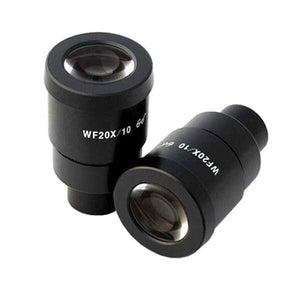 Amscope Pair of Super Widefield 20X Microscope Eyepieces (30mm)