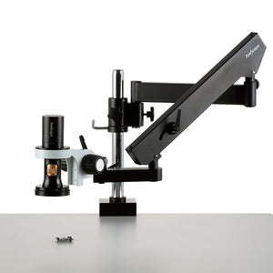 Amscope 0.35X-11.2X HDMI WiFi USB Digital Microscope Zoom Optics 2MP w Arm Stand