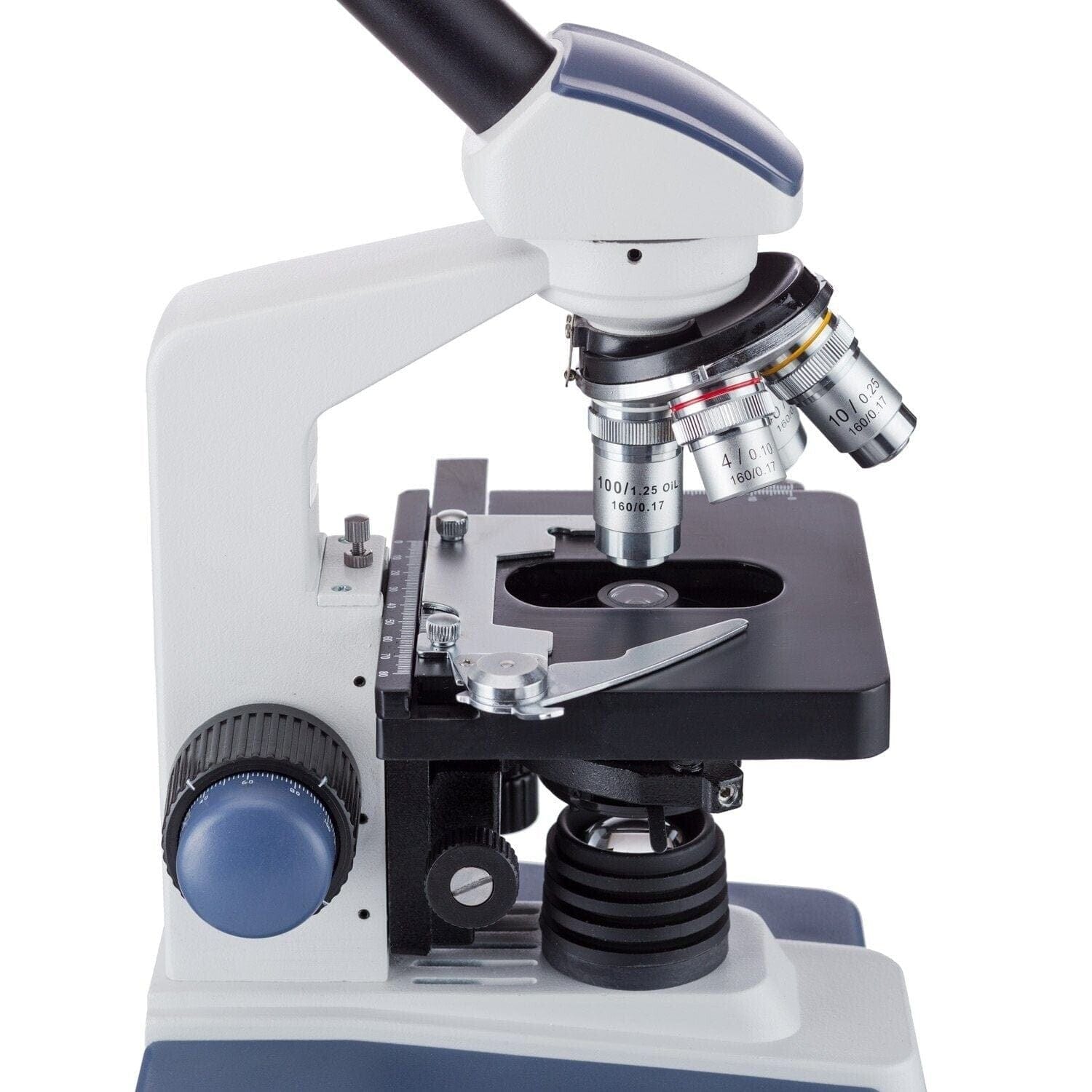 AmScope M620 Series Monocular LED Compound Microscope 40X-2500X Magnification With 9MP USB 2.0 C-mount Camera
