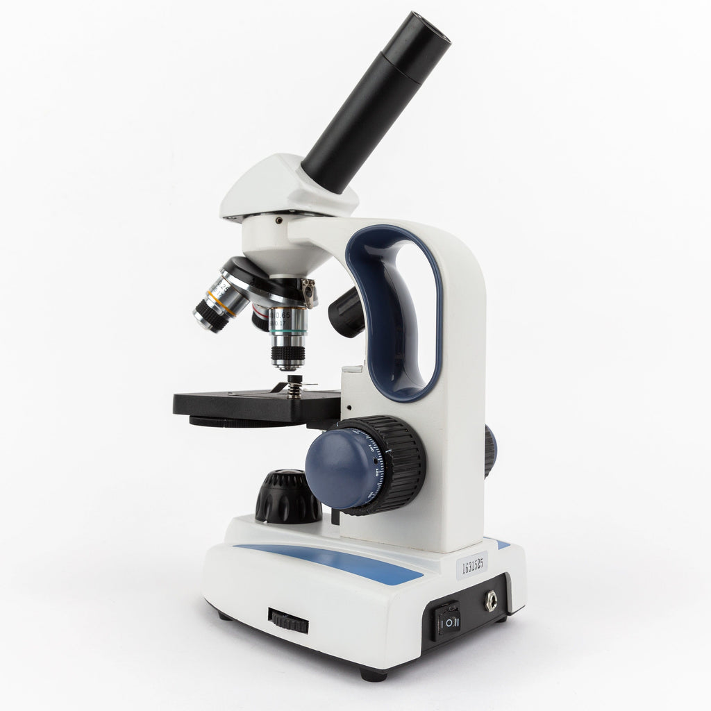 AmScope M158 Series Cordless LED Metal Frame Compound Microscope 40X-1 ...