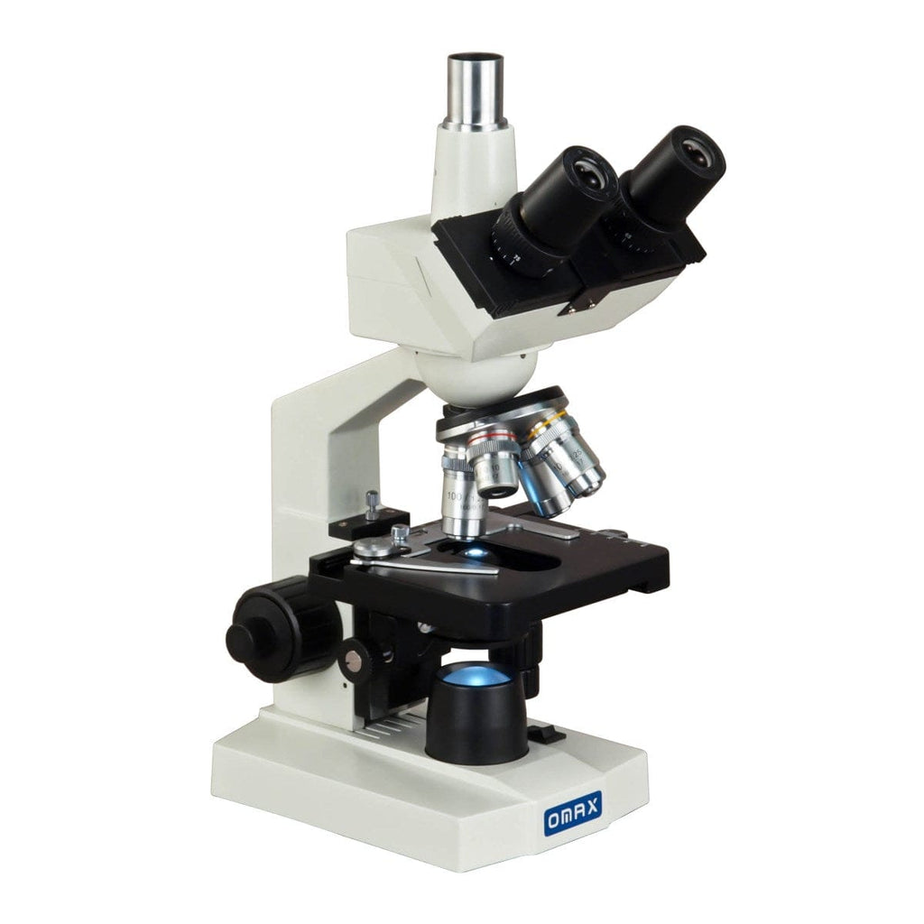 OMAX M83EZ Series Trinocular Compound Microscope 40X-2500X Magnificati ...