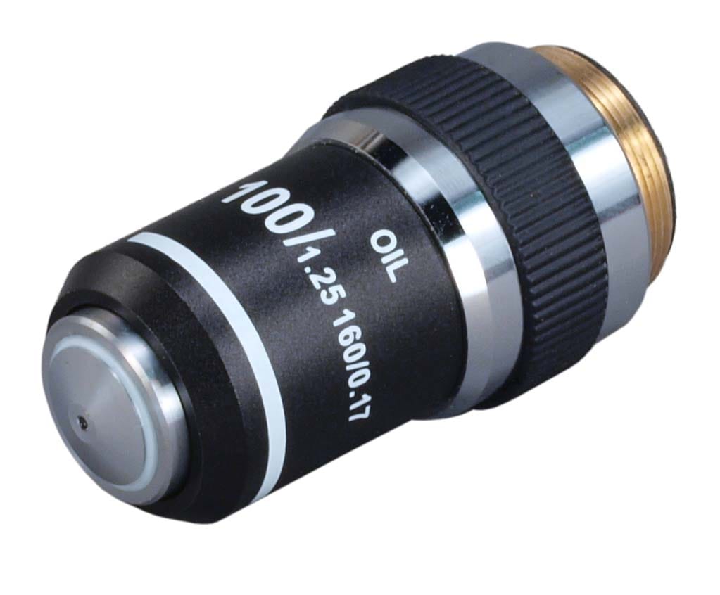 AmScope 100x Achromatic Compound Microscope Objective Lens – AmScope UK