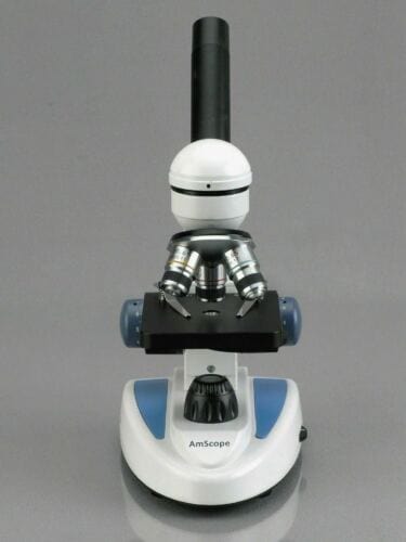 Am5 Microscope AmScope M158 Series Biology Science Metal Glass Student Compound Micro ...