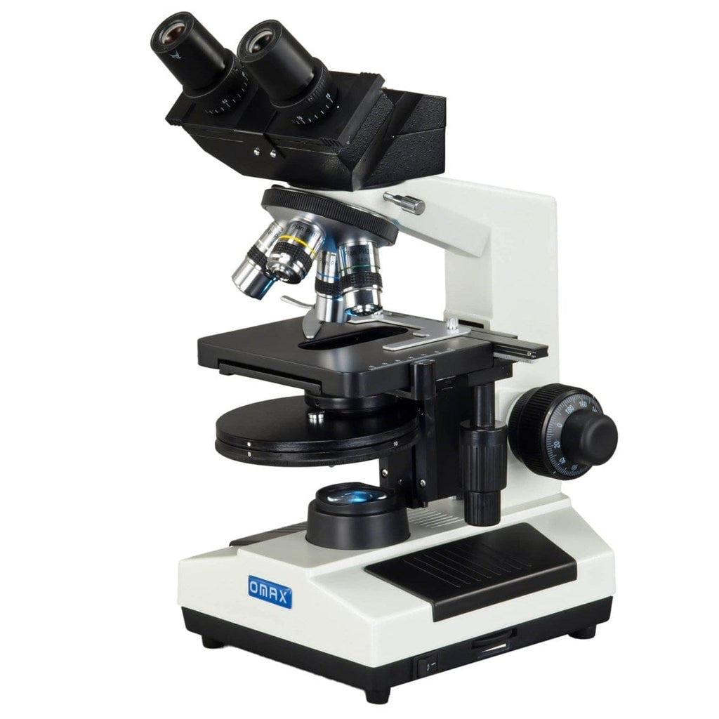 Oscope Same Microscope OMAX MD82 Series Binocular Compound Microscope 40X-2000X Magnification ...