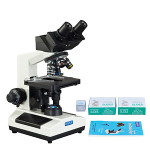 40X-2000X 3MP Digital Integrated Microscope with LED Illumination + Blank Slides, Tissues