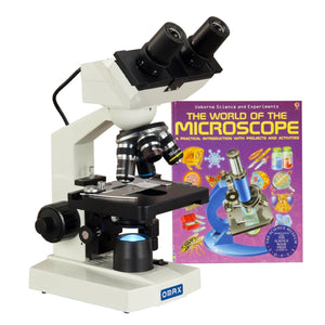 40X-2000X 1.3MP Digital Integrated Microscope with LED Illumination + Book