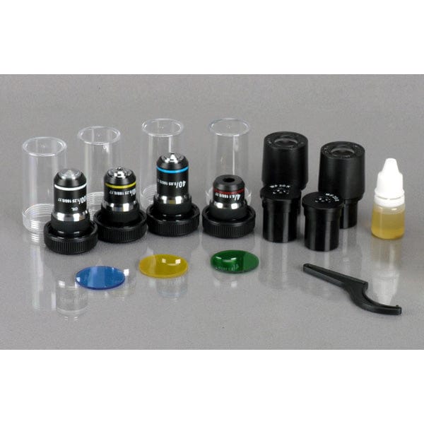 AmScope T340 Series Trinocular Compound Microscope 40X-2000X Magnification with 3W LED, 3D Mechanical Stage