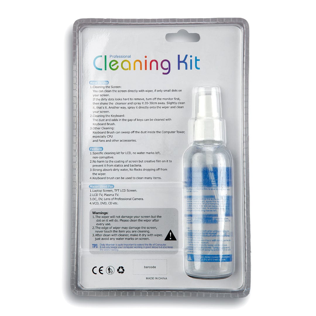 AmScope 3-in-1 Professional Cleaning Kit for Microscopes, Cameras, Laptops, and LCD Screens
