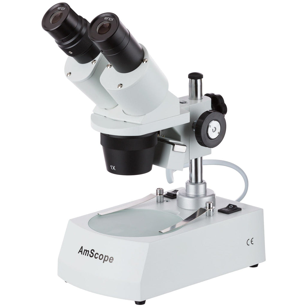AmScope SE305R-PZ-E1 Digital Enabled Binocular Stereo Microscope 1MP C ...