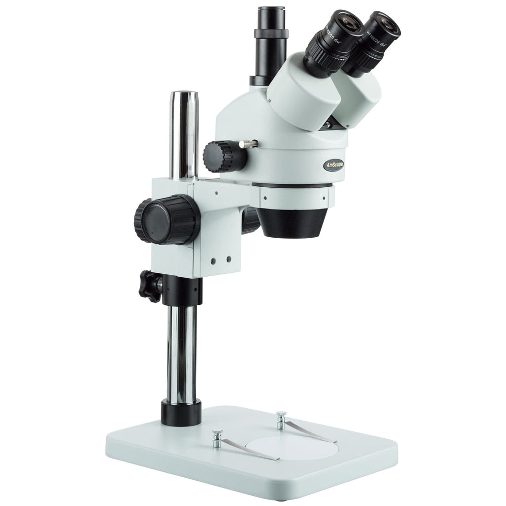 AmScope SM-1TSX-V203 Trinocular Stereo Microscope with 45X Magnificati ...