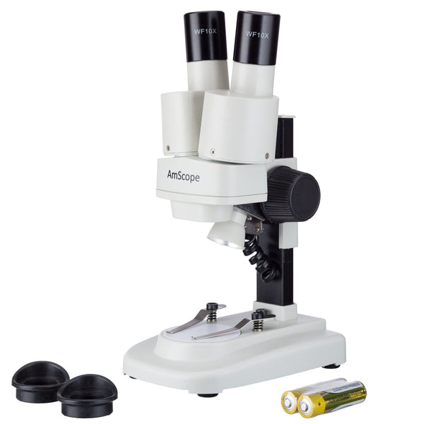 AmScope Kids SE100-Z Portable Stereo Microscope 20X-40X　並行輸入 AmScope Kids SE100Z-LED Portable Binocular Stereo Microscope